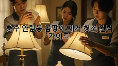 충주 안림동 곰팡이 제거 청소 완벽 가이드